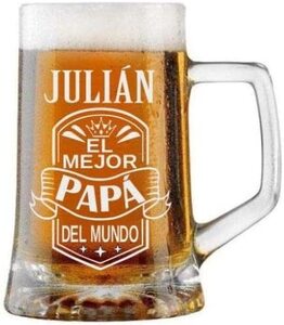 Idea regalo original día del padre jarra cerveza personalizada