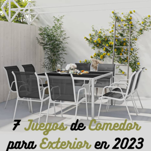 7 Juegos de Comedor para Exterior y Jardín en 2023